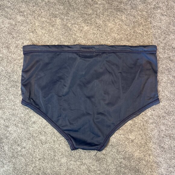 Vintage Dolfin Men’s Swim Brief – Navy with Yellow Accents size 32 - Picture 6 of 10